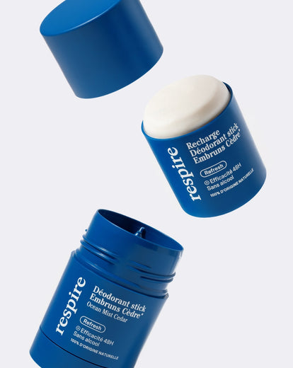 Déodorant stick Embruns Cèdre - Rechargeable - Respire