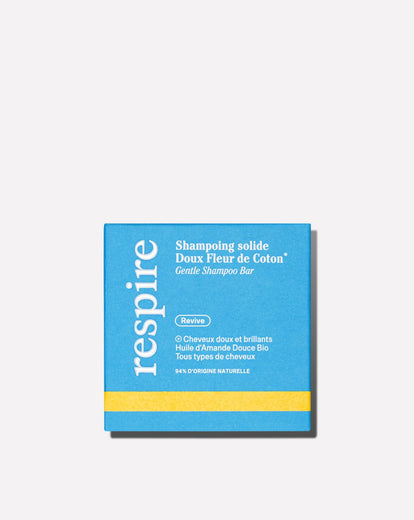 Shampoing solide doux Fleur de Coton - Respire